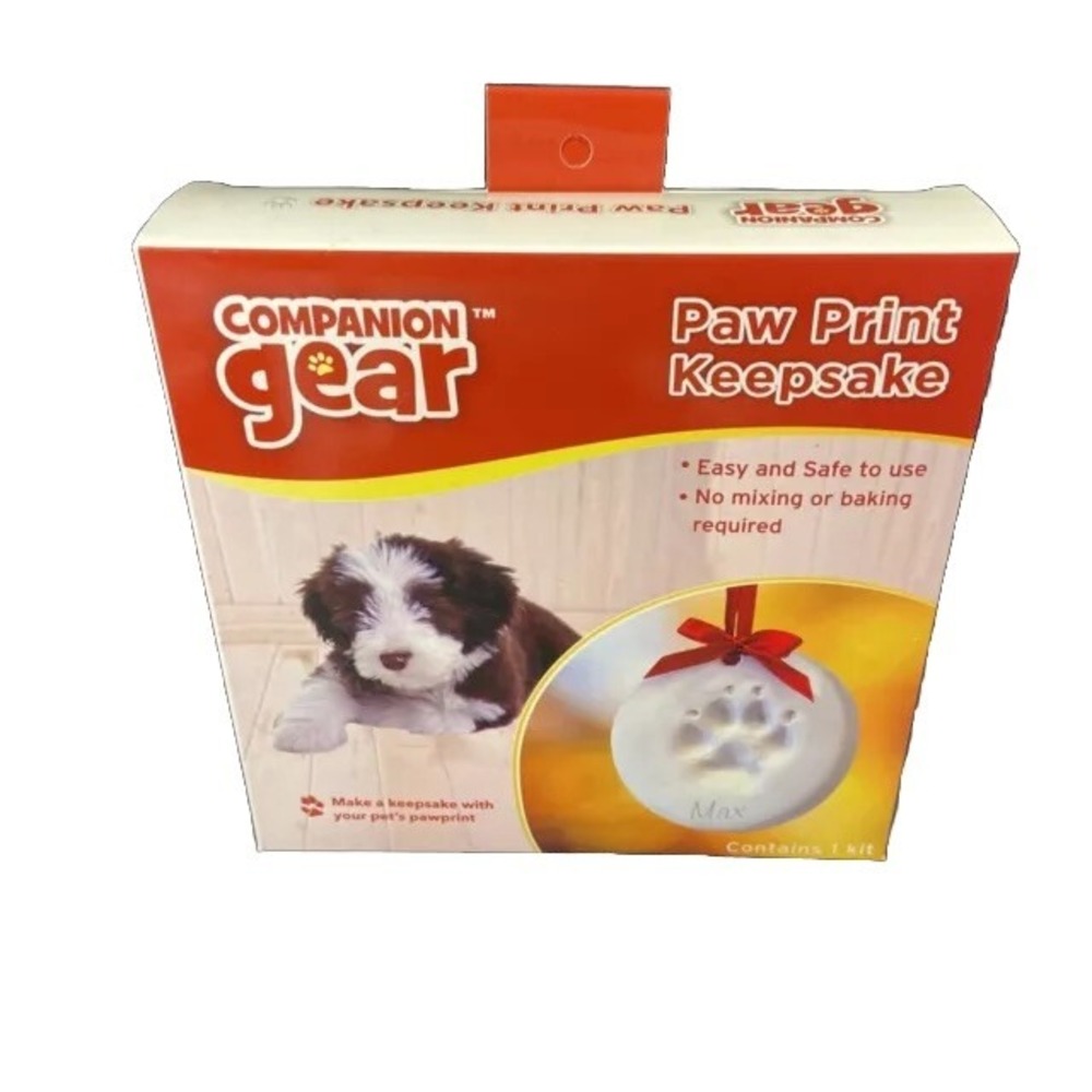 New Paw Print Ornament Maker Keepsake Make an Pet Gift Dog Cat Companion Gear
